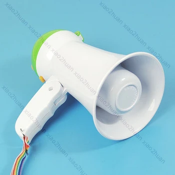 

1 PC Mini White Handheld Megaphone Bullhorn Loud Speaker Amplifier