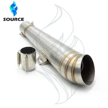 Модифицированный глушитель для мотоцикла из нержавеющей стали, жареная трубка gp, выхлопная труба для Honda Hornet 250 600 900