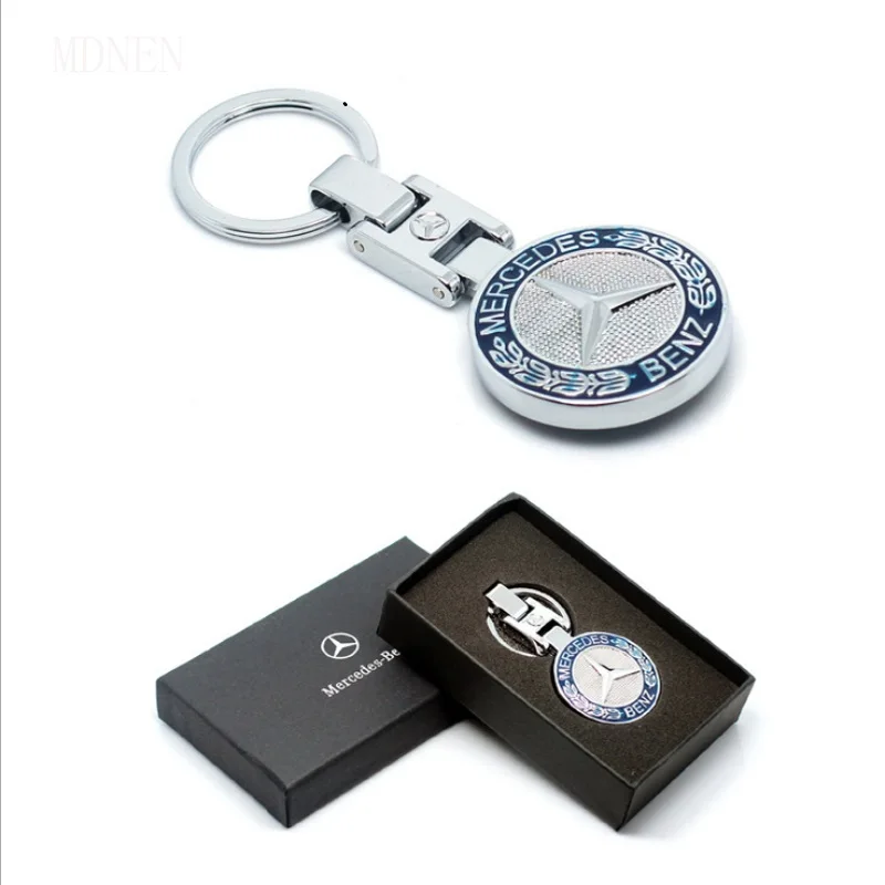

2018 The New listing high-end Mercedes Benz Keychain creative car accessories chain key ring 4S shop custom wholesale with box