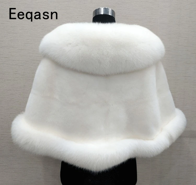 Fur Faux Bridal Shawl (2)