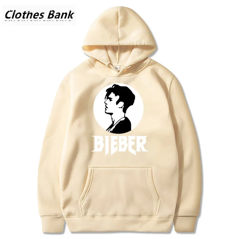 Justin Bieber Hoodies Hip Hop Men Women Clothes Stadium Hoody Sweatshirts Stripes Hooded Pullovers LQ050