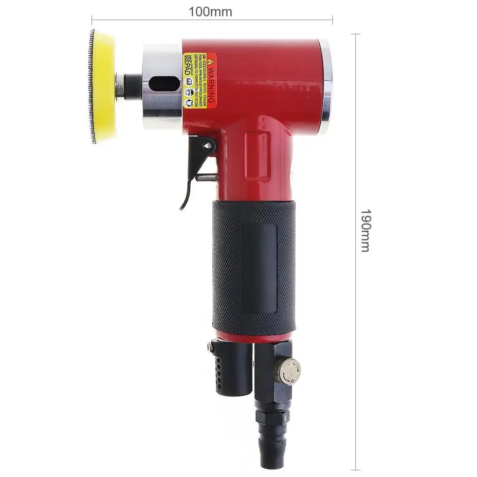 TORO-943A 2 Inch Straight Heart High-speed Mini Pneumatic Sanding Machine for Polishing/Grinding