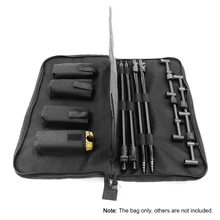 Портативная рыболовная удочка, сумка для инструментов, мягкий Buzz органайзер для бара, рыба, приманка, сигнализация, сумка для хранения, рыболовные снасти, сумка на молнии