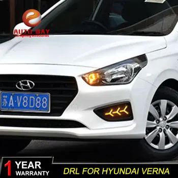 

Car External Light DRL For Hyundai Accent Solaris Verna 2010-2013 Daytime Running Light Fog Light Signal DRL Xenon Lamp