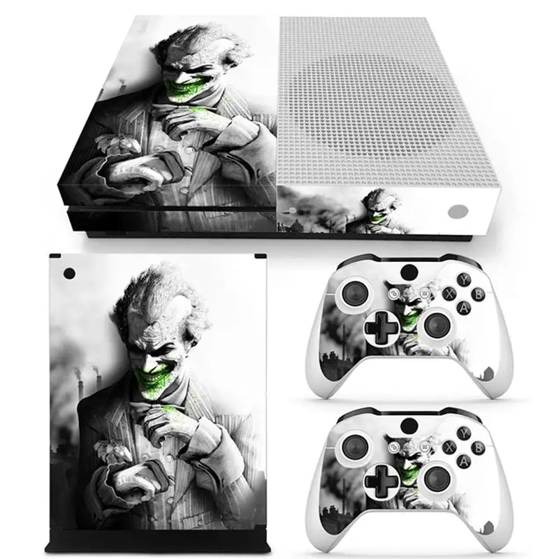 2017 New Joker Skin Sticker For Xbox One Slim Console And 2 Controller
