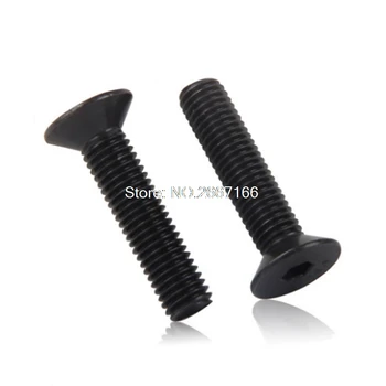 

M4 X 20Mm Metric Hex Socket Countersunk Flat Head Screw Bolts Black 50Pcs
