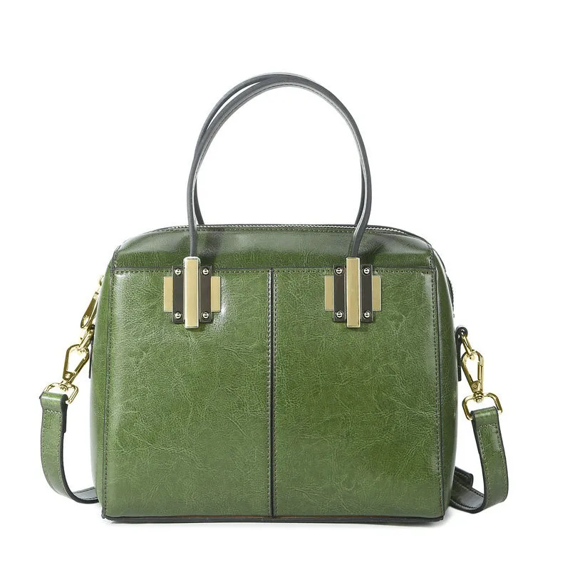 

Avant-garde personality 2018 Korean version of the new style leather handbag retro leather shoulder Messenger bag