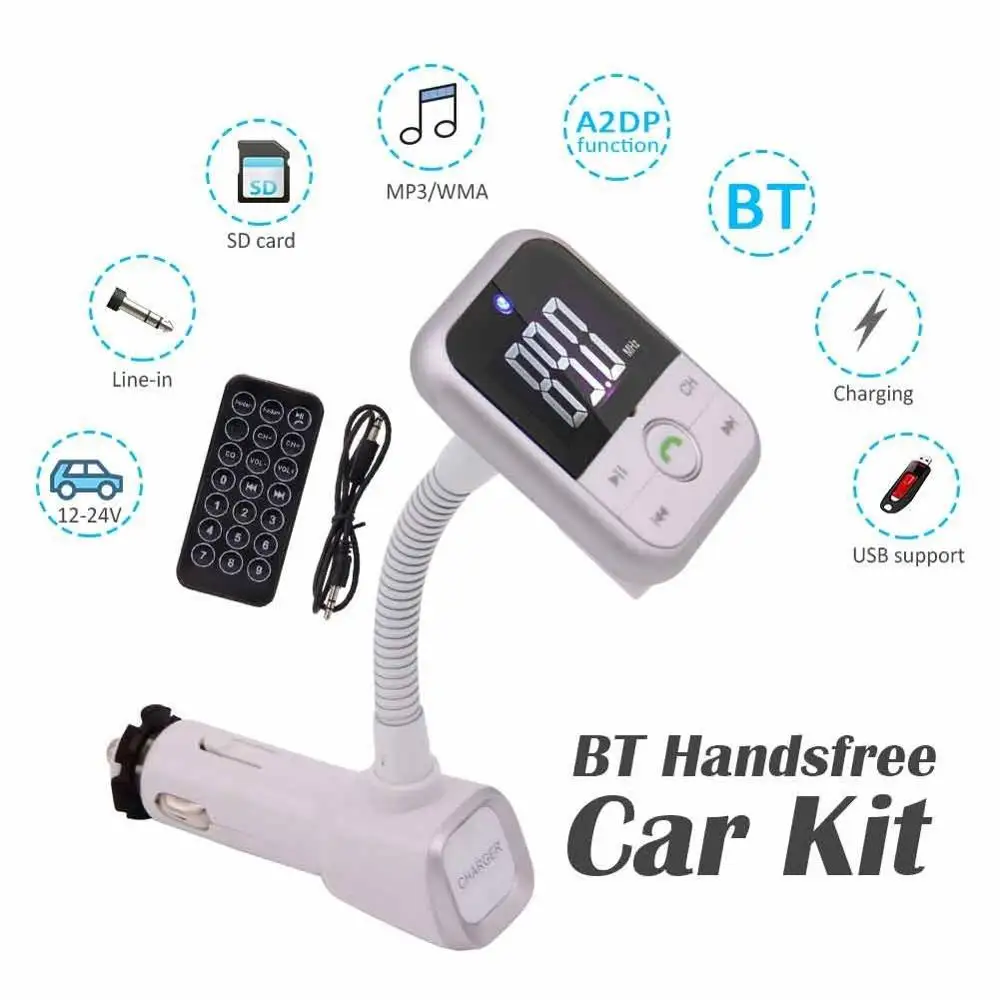 Bluetooth MP3 плеер 32 Гб USB музыкальный с fm передачей + пульт дистанционного управления 3