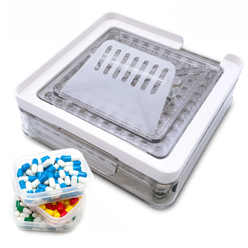 

000# 00# 0# 100 Holes Capsule Filling Board/Capsule Filling Device Manual Capsule Filling machine Manual Encapsulator