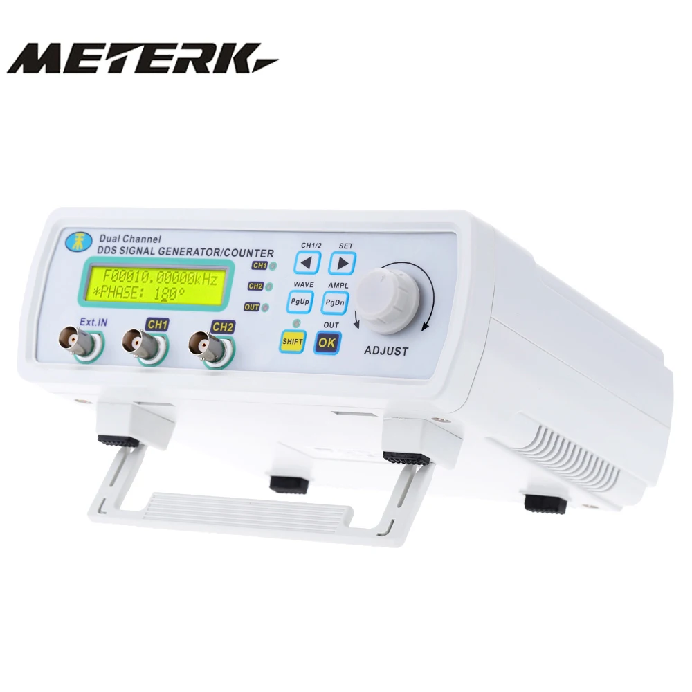 

MHS-5200A High Precision Digital DDS Dual-channel Signal Source Generator Arbitrary Waveform Frequency Meter 200MSa/s 25MHz