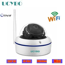 mini ip camera 720p hd wifi wireless 1mp dome indoor outdoor IR onvif TF SD Card 8gb ip network cctv surveillance video cam