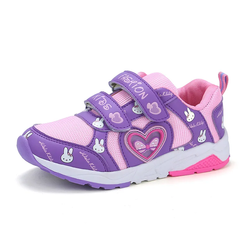 

2018 Spring summer Children Shoes princess Sneakers Fashion Girls Sports Shoes Brand Casual Shoes Breathable Kids Running Shoes