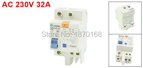 DZ-47LE-32 10A 16A 20A 25A 32A 40A 50A 63A AC 230V 32A 3KA 1 P 1 P + N miniatur Circuit breaker, Din rel DZ47LE-32 DZ-47LE-32 10A 16A 20A 25A 32A 40A 50A 63A AC 230V 32A 3KA 1 P 1 P + N miniatur Circuit breaker, Din rel DZ47LE-32
