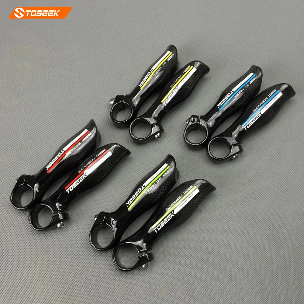 Buy Toseek 2Pcs Carbon Aluminum Bicycle Handlebar Bar