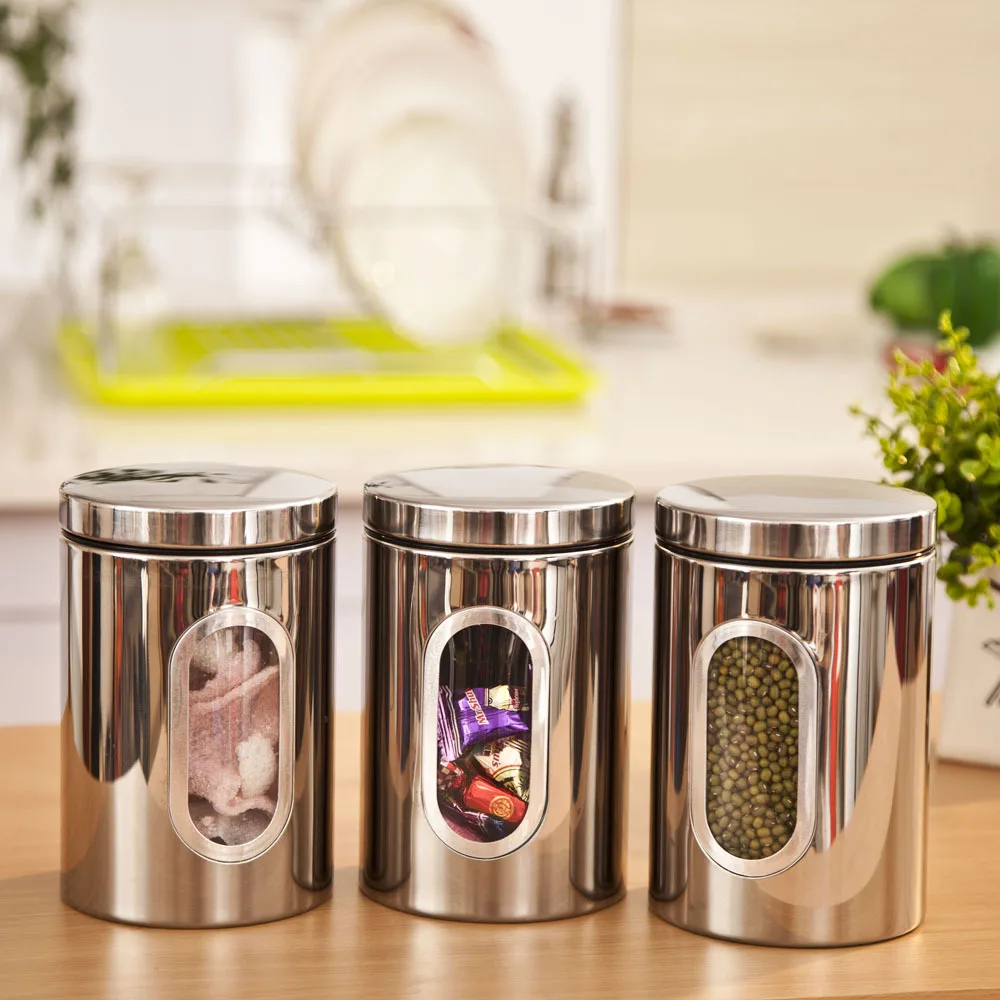 Glass Kitchen Jar Set Glass Kitchen Jar Set
