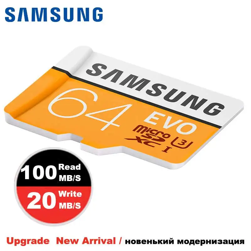 Samsung карта памяти Micro SD карты памяти 64 ГБ 32 ГБ 128 ГБ Class10 TF Micro memoria карты Micro SD SDHC/ SDXC UHS-I C10 для мобильного телефона micro sd - Емкость: MP64G Class10 U3