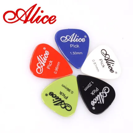 Alice Smooth ABS 기타 픽 플렉트럼, 게이지 0.58mm/0.71mm/0.81mm/0.96mm/1.20mm/1.50mm