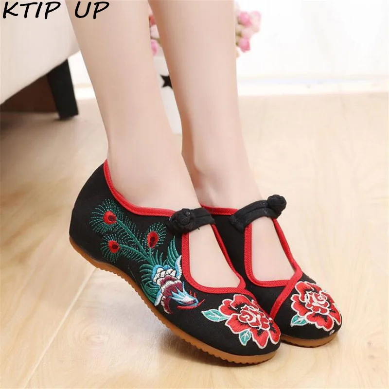 

Brand Shoes Woman New Flats Summer Female Espadrilles Ethnic Chinese Knot Slip Ladies Shoes Loafers Casual Comfort Women Shoes