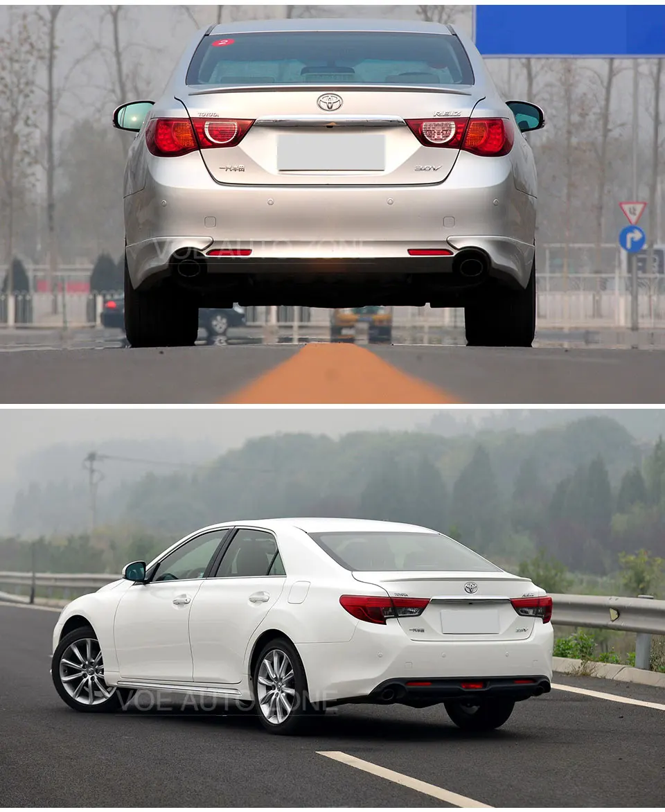 10 17 マークxレイツabsプラスチックのリアウイングリップスポイラートヨタマークx 10 11 12 13 14 15 16 17 Aliexpress