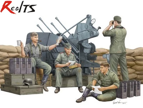 RealTS модель Trumpeter 00432 1/35 немецкая зенитная пушка, набор пластиковых моделей