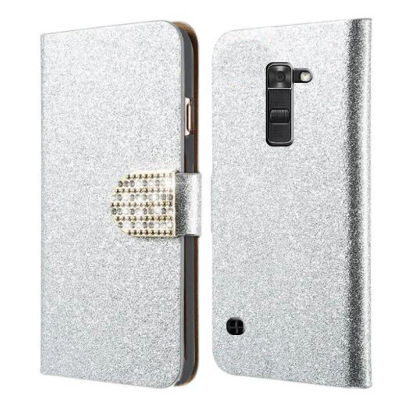 

K7 View Window case for LG K7 LG M1 Tribute 5 LGK7 X210 X210DS MS330 Auto sleep super thin flip cover leather case Capa Para