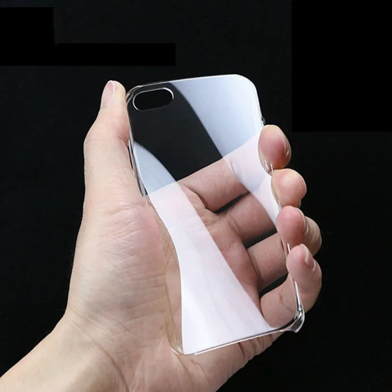 

NEW !! 0.3mm Super Thin Clear Case For iPhone SE Transparent Crystal Hard Plastic Back Cover Bag