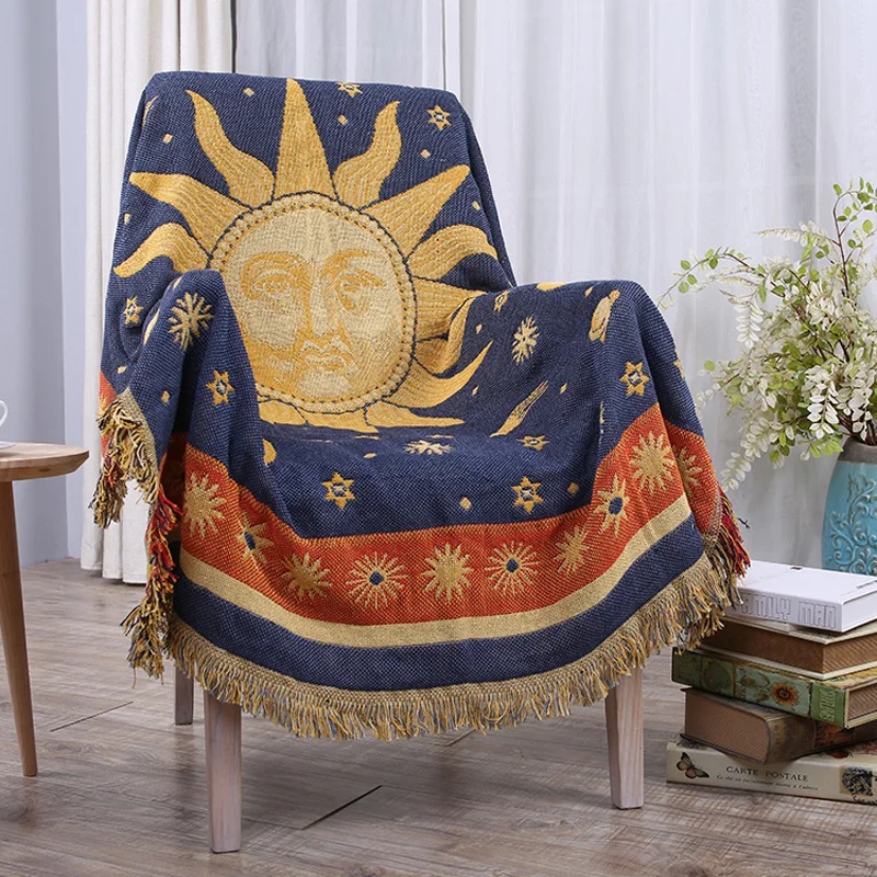 Practical Colorful Cotton Blanket Super Soft Sofa ...