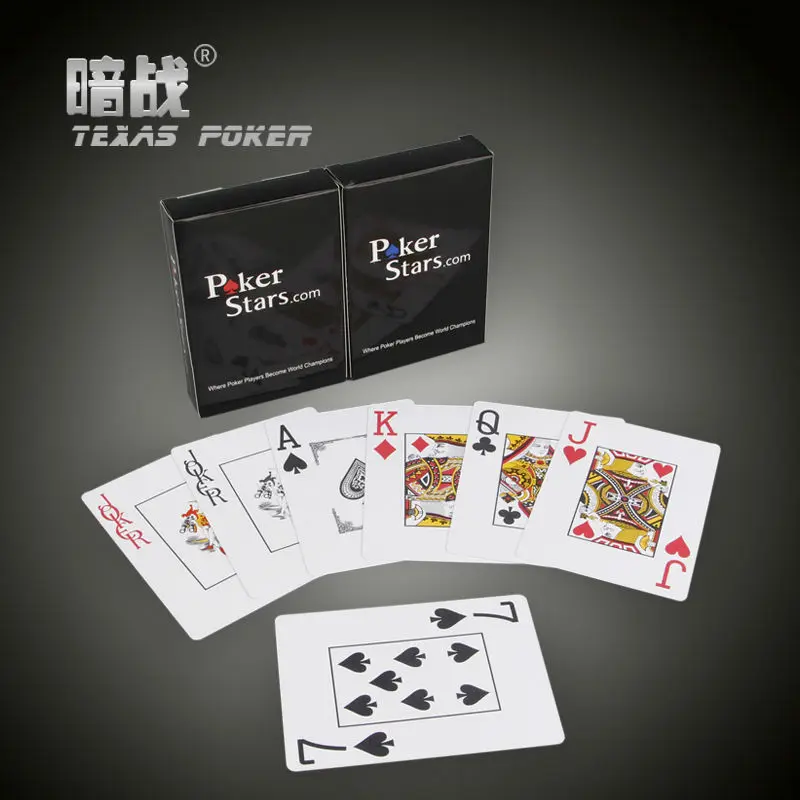 Пластиковые игральные карты игры техасский холдем покер карты водонепроницаемый и скучный польский Покер звезда zakka настольные игры