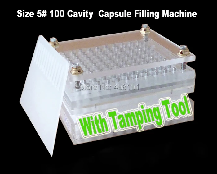 Capsule filling machine,Size 5 100 cavity manual capsule filler with