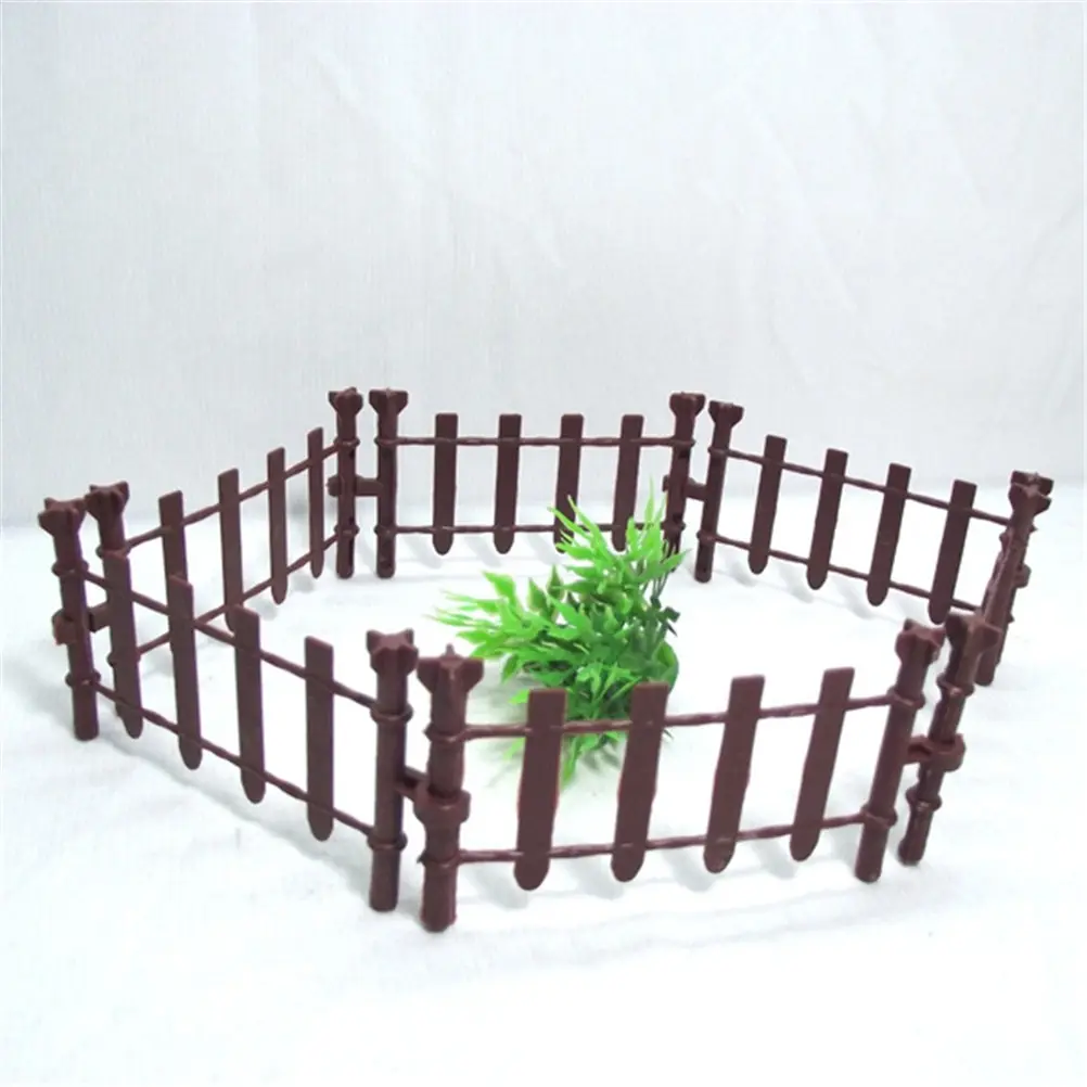 10 قطع الاطفال DIY اللعب اللبنات الحيوان سياج الطوب إطفاء التبعي متوافق مع الانكليزي مدينة مجموعات هدية