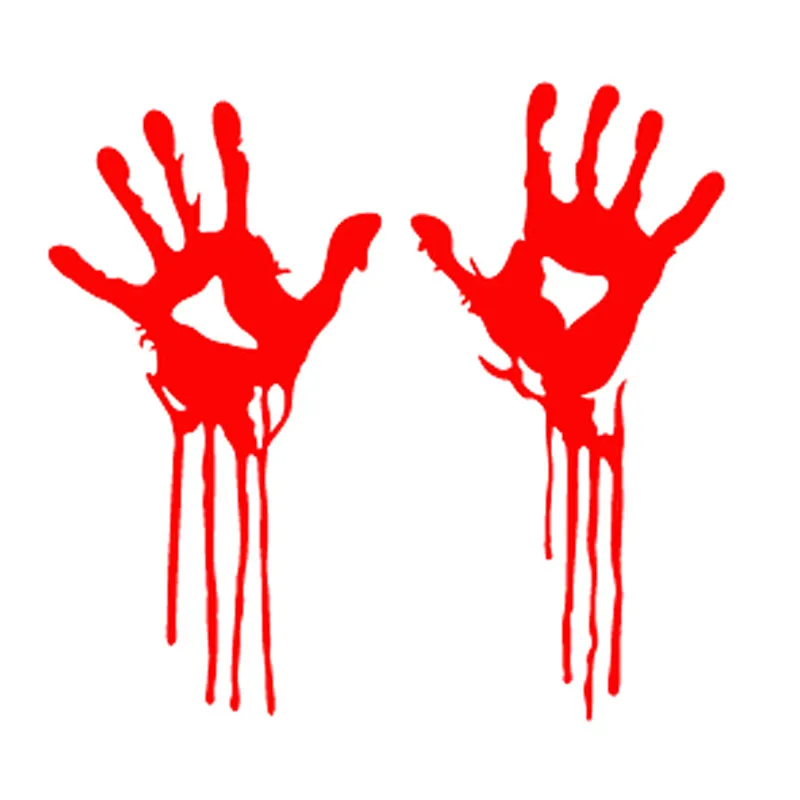 

20cm*19cm Zombie Hands Apocalypse Walking Dead Funny Vinyl Decal Motorcycle Car Sticker S8-1069