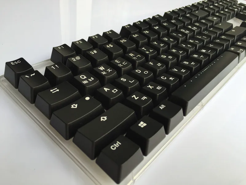 

108 keys ANSI layout Double shot ABS Keycap White Black For OEM Cherry MX Switches Mechanical Gaming Keyboard