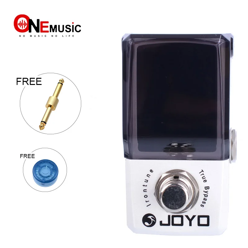 

Joyo JF-326 IRONMAN Mini Pedal Irontune High Precision Effect Pedal Tuner with gold pedal connector and MOOER knob