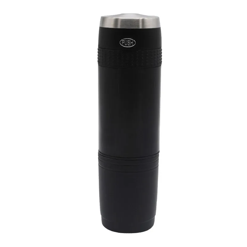 

American drip coffee maker Household electric grinder Portable electric Espresso coffee machine Home Office Travel Camping Black
