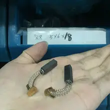 2 шт. 18 мм x 6 мм x 5 мм 0," x 0,23" x 0,1" Электроинструмент двигатель Углеродные щетки LF1