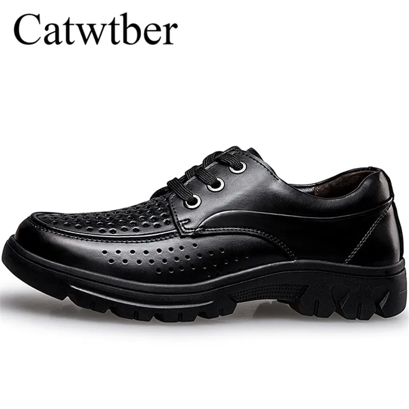 

Catwtber Men Leather Ouutdoor Men Shoes Handmade Summer Autumn Non-slip Platform Rubber High Quality Men Flats Shoes Big Size 50