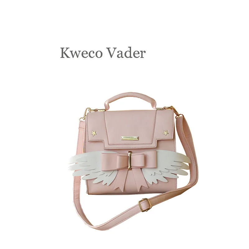 

Kweco Vader Brand Shoulder Bags Personality PU Leather Shoulder Bag Wing Women Crossbody Bag Handbag Casual Tote Bolso Mujer