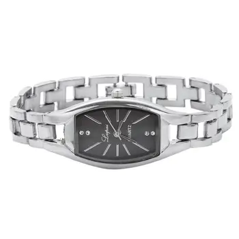 

Lvpai Brand New Luxury Quartz-Watches Women Fashion Bracelet Watch Ladies Simple Dress Business WristWatch, P116 Silver black