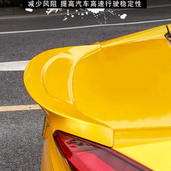 

For Honda Civic 10th Generation 4dr Sedan 2016 2017 ABS Plastic Rear Boot Trunk Wing Cover Unpainted Primer Color Rear Spoiler