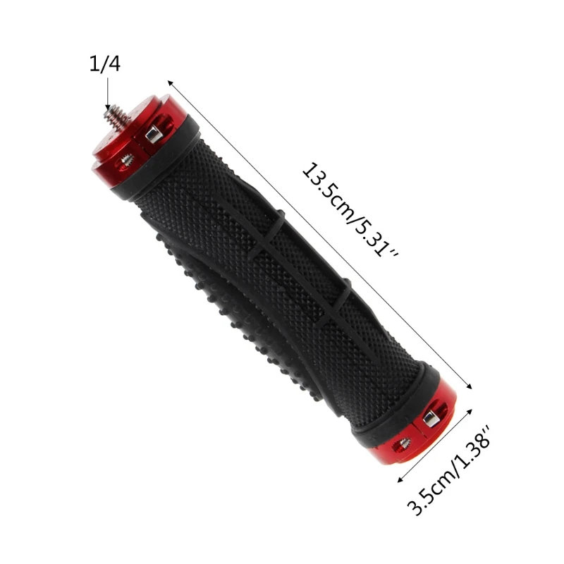 1/4" Handle Grip Stabilizer Holder Stand Handheld Tripod For Camera Video