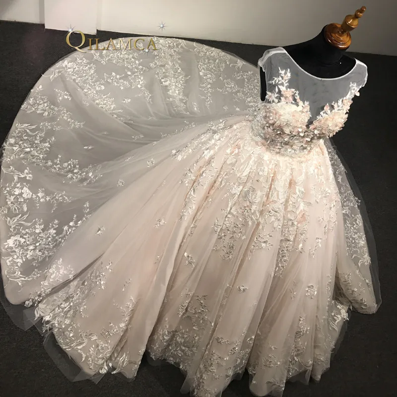 Robe de soriee новое длинное свадебное платье 2018 с рукавами крылышками Vestido casamento