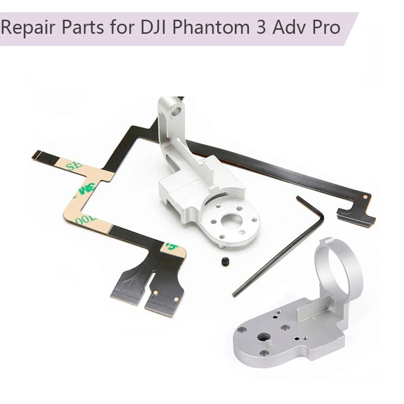 Repair Parts for DJI Phantom 3 Adv Pro 4K Camera Drone Gimbal Camera Yaw Arm Roll Bracket Flat Ribbon Cable Flex Gimbal Mount Repair Parts for DJI Phantom 3 Adv Pro 4K Camera Drone Gimbal Camera Yaw Arm Roll Bracket Flat Ribbon Cable Flex Gimbal Mount