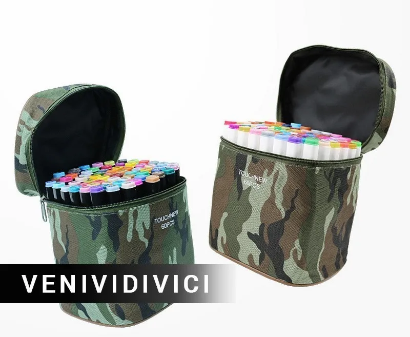 

Best double-headed Oily marker pen five generations upgrade 32 48 72 color comics learning painting supplies