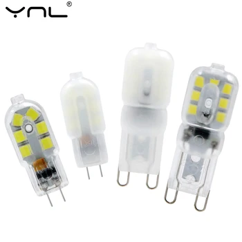 

G4 G9 LED Lamp 3W 5W Mini Bombillas LED Bulb AC 220V DC 12V SMD2835 Spotlight Chandelier Light Lighting Replace Halogen Lamps