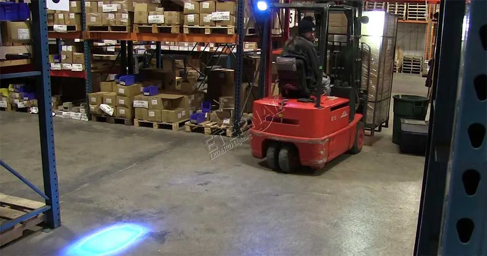 10W blue forklift light