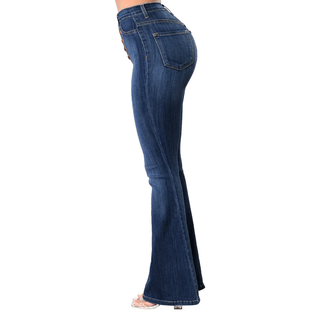 JAYCOSIN женские леггинсы тренировка леггинсы тонкая высокая талия Гибкая высокая талия и бедра jeans40