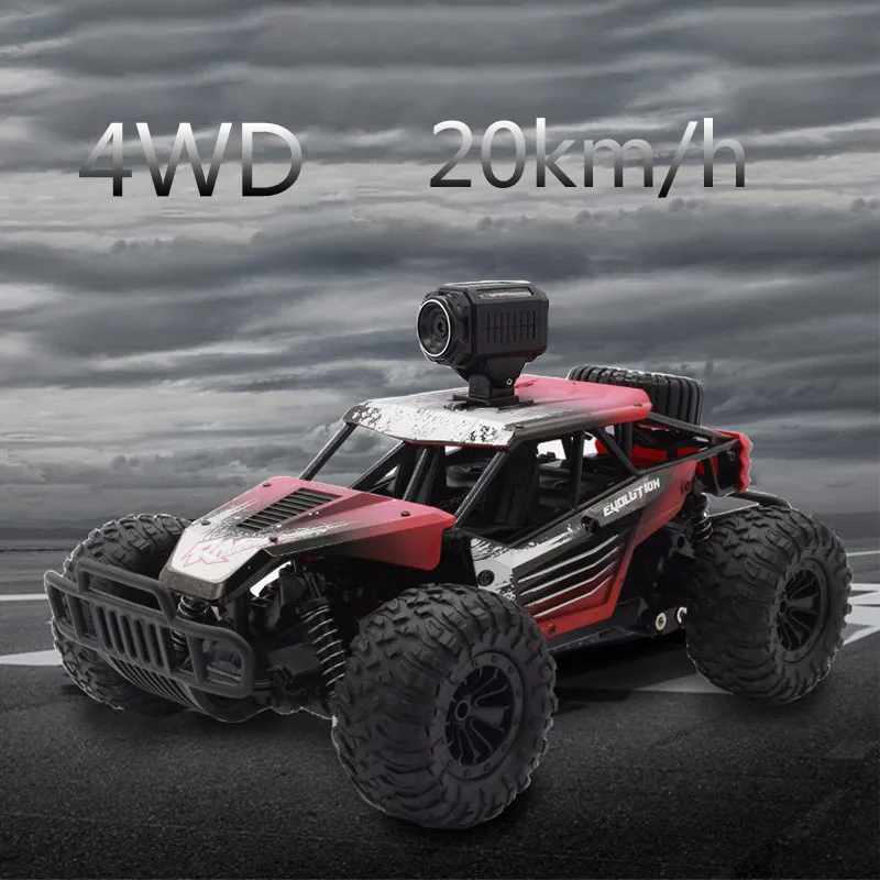 

JD-1801 4WD 2.4G high-speed rc car with high-definition camera wireless link control shooting rock climbing off-road vehicle