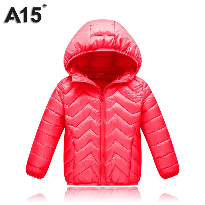 Верхняя одежда для детей теплое пальто коллекция года, куртка для девочек весенне-осенне-зимние куртки с капюшоном для мальчиков-подростков возрастом 10, 12, 14, 16 лет - Цвет: 4S021Bigred