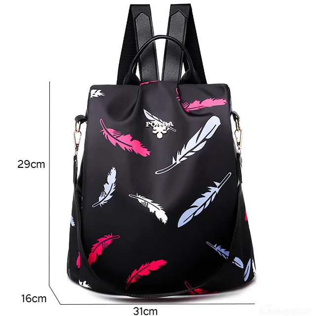 Модные высококачественные рюкзаки для отдыха женский рюкзак Oxford Кошелек Противоугонный Mochila Feminina женский рюкзак для девочек школьный - Цвет: 018Y