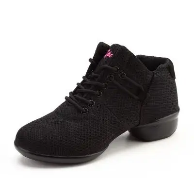 Новые женские спортивные танцевальные туфли для Джазовки; новые танцевальные туфли для женщин; современная уличная обувь для танцев на шнуровке; удобная дышащая обувь - Цвет: 2